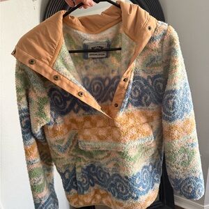 Billabong Colorful Fleece Pullover with Hood